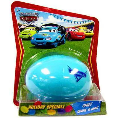 Disney / Pixar Cars The World of Cars Easter Eggs Easter Egg Chief Spare O Mint Diecast Car