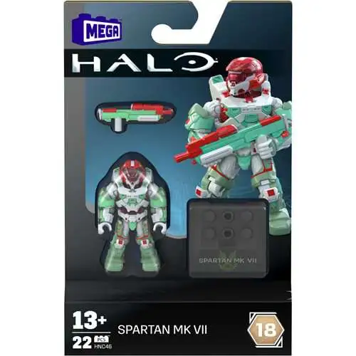 Halo Universe Heroes Series 18 Spartan MK VII Mini Figure (Pre-Order ships October)