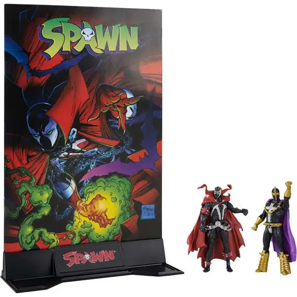 McFarlane Toys Page Punchers Spawn & Anti-Spawn Action Figure & Comic Book [Spawn #1]