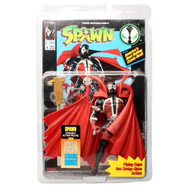 Spawn Action Figure [Flying Cape, Damaged Package]