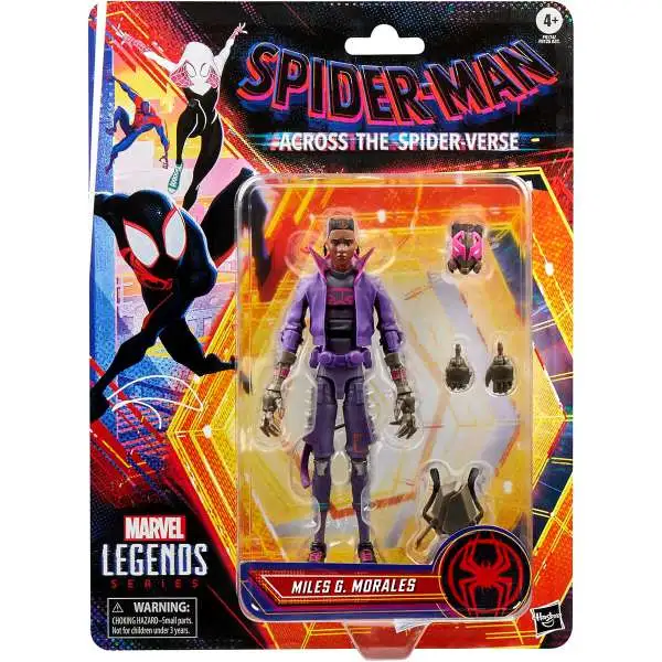 Spider-Man Across the SpiderVerse Marvel Legends Miles G. Morales Action Figure [Prowler]