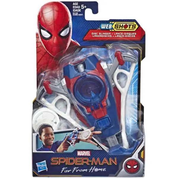 Marvel Spider-Man Far From Home Web Shots Disc Slinger Roleplay Toy
