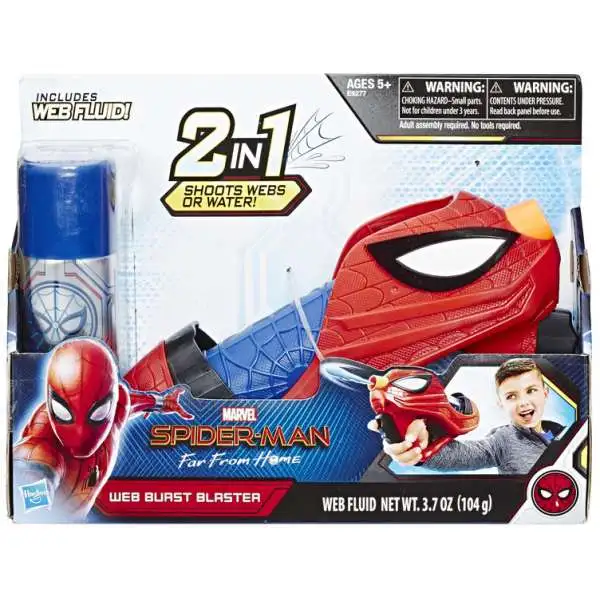 Marvel Spider-Man Far From Home Web Shots Web Burst Blaster Roleplay Toy