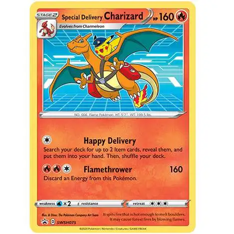 Pokemon Promo Special Delivery Charizard SWSH075