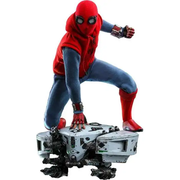 Marvel Spider-Man Far From Home Movie Masterpiece Spider-Man Homemade Suit & Drone Collectible Figure