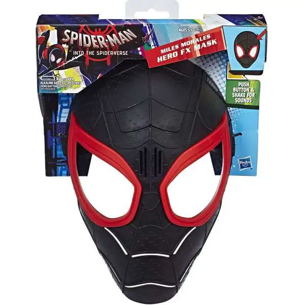 Marvel Spider-Man Into the SpiderVerse Miles Morales Hero FX Mask
