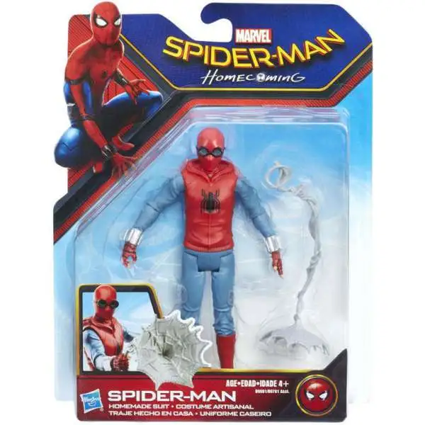 Marvel Spider-Man Homecoming Spider-Man Homemade Suit Action Figure