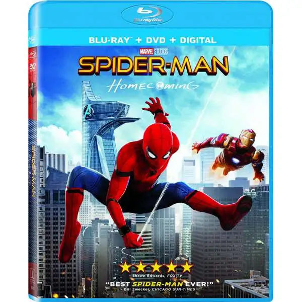 Marvel Spider-Man: Homecoming Blu-Ray [+ DVD + Digital]