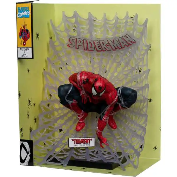 McFarlane Toys Marvel Spider-Man Posed Figure with Scene & Comic [Spider-Man #1]