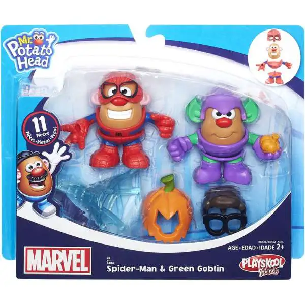 Marvel Playskool Friends Spider-Man & Green Goblin Mr. Potato Head