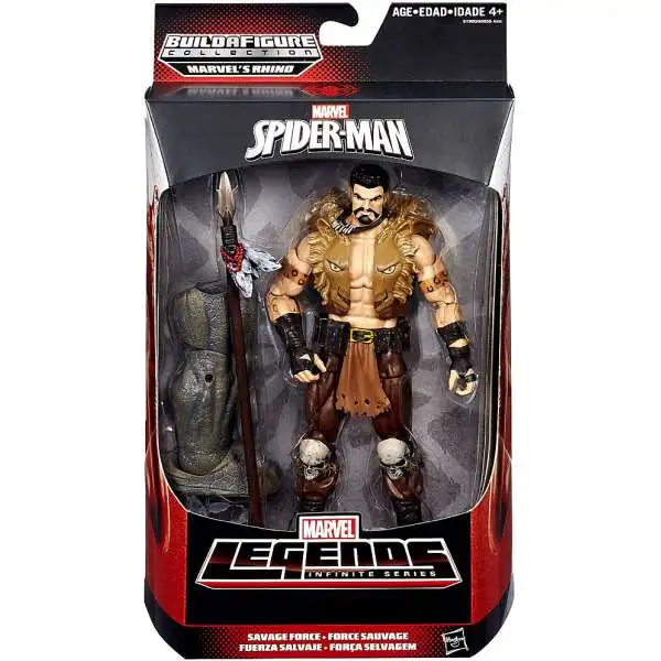 Spider-Man Marvel Legends Rhino Series Kraven the Hunter Action Figure