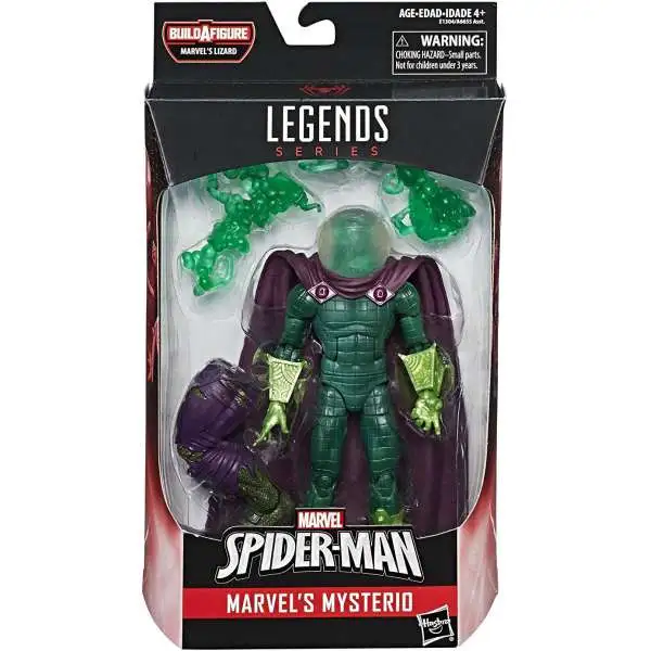 Spider-Man Marvel Legends Lizard Series Mysterio Action Figure [GREEN Head Version]