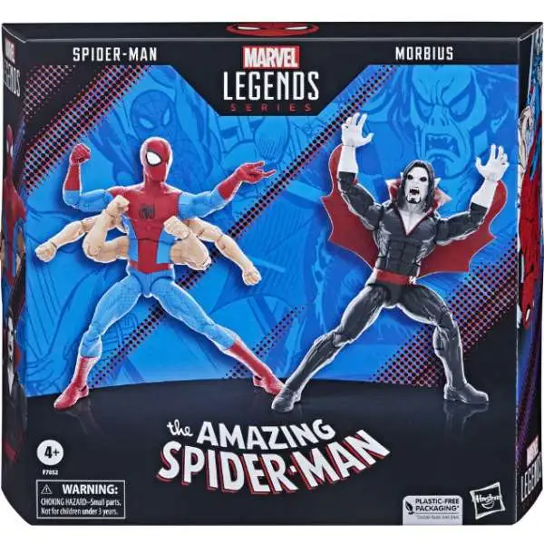 The Amazing Spider-Man Marvel Legends Spider-Man & Morbius Exclusive Action Figure 2-Pack