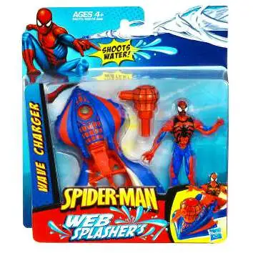 2010 Spider-Man with Wave Charger Action Figure Set