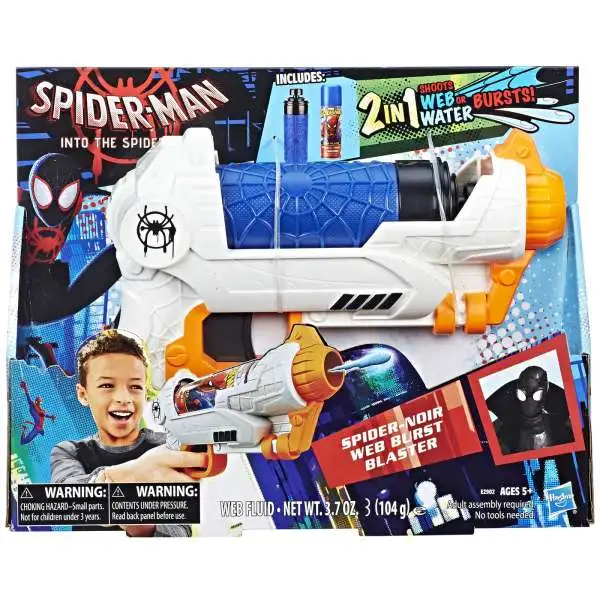 Marvel Spider-Man Spider Noir Web Burst Blaster Water Toy