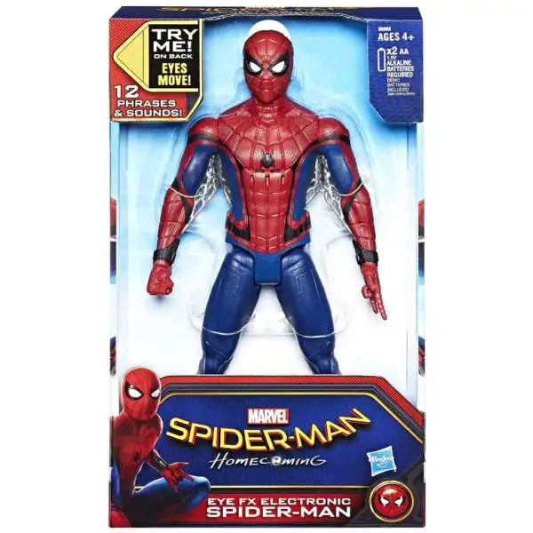 Marvel Spider-Man Homecoming Eye FX Electronic Spider-Man Deluxe Action Figure