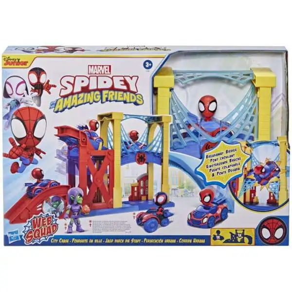 Marvel Spidey & His Amazing Friends Web Squad City Chase Playset