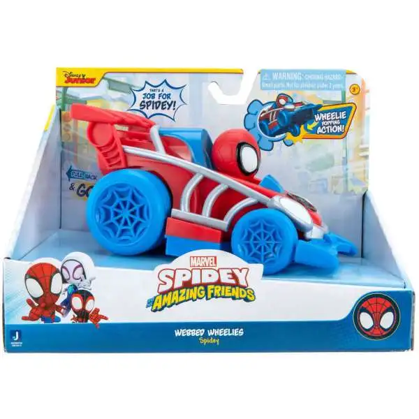 Marvel Spidey & His Amazing Friends Webbed Wheelies Spidey Pullback Vehicle