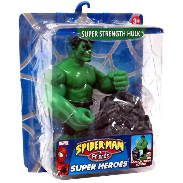 Spider-Man & Friends Super Heroes Super Strength Hulk Action Figure [Damaged Package]