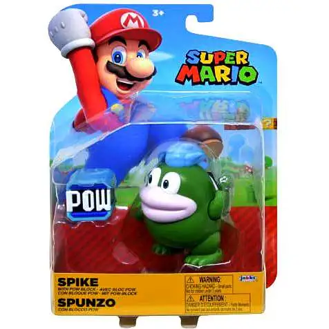 World of Nintendo Super Mario Spike Action Figure [with POW Block]