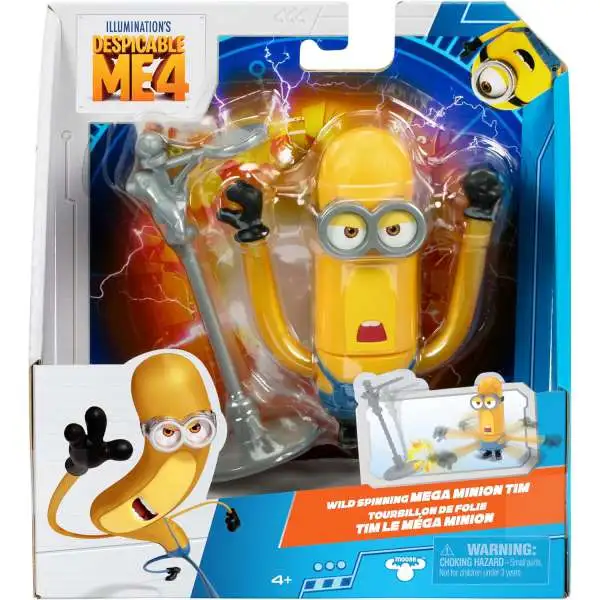 Despicable Me 4 Mega Minion Tim Action Figure [Wild Spinning]