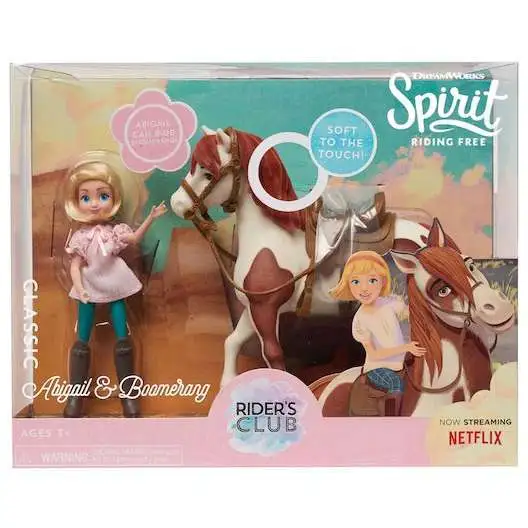 Spirit Riding Free Classic Series Rider's Club Abigail & Boomerang Exclusive Figure Set [Soft to the Touch]
