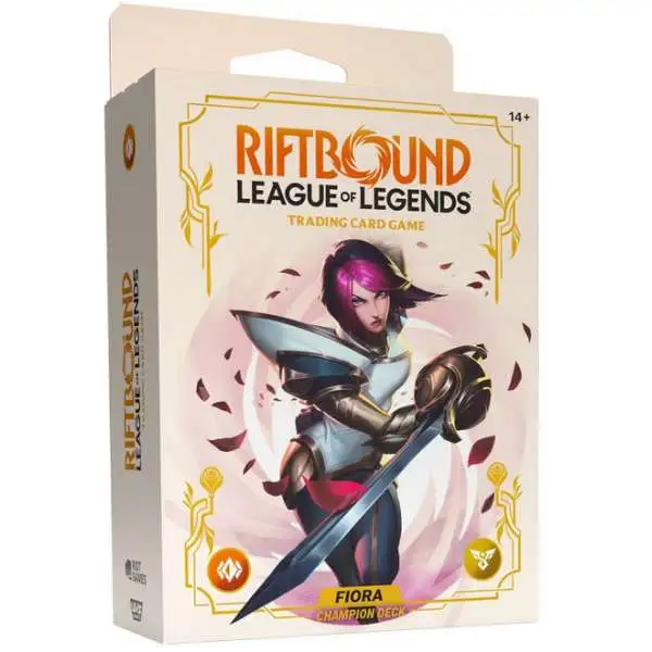 Riftbound: League of Legends Trading Card Game SpiritForged Fiora Champion Deck [56 Cards] (Pre-Order ships February)