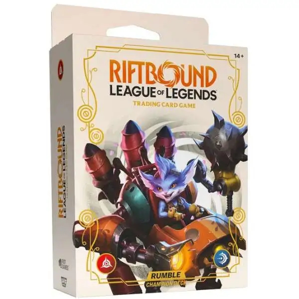 Riftbound: League of Legends Trading Card Game SpiritForged Rumble Champion Deck [56 Cards] (Pre-Order ships February)