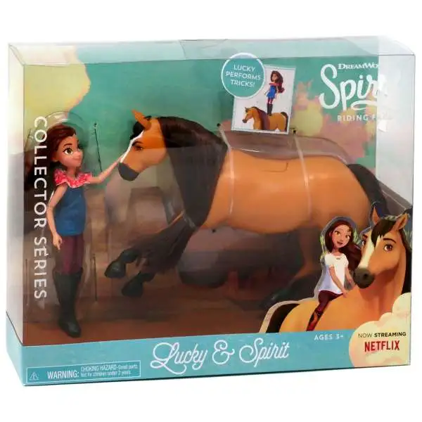 Spirit Riding Free Collector Series Lucky & Spirit Figure Set [Version 3, Lucky Performs Tricks]