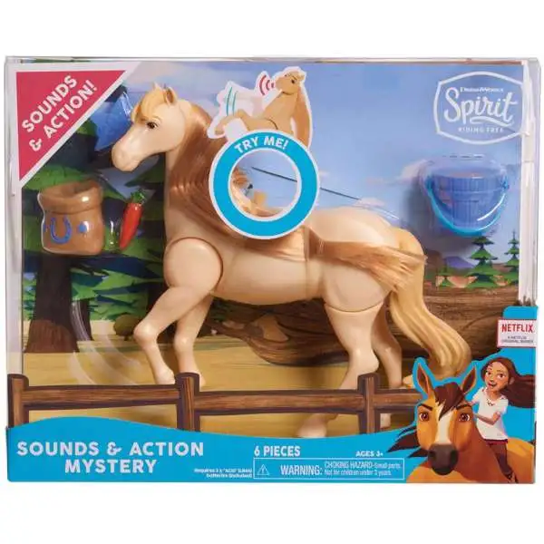 Spirit Riding Free Collector Series Sounds & Action Mystery 7-Inch Figure