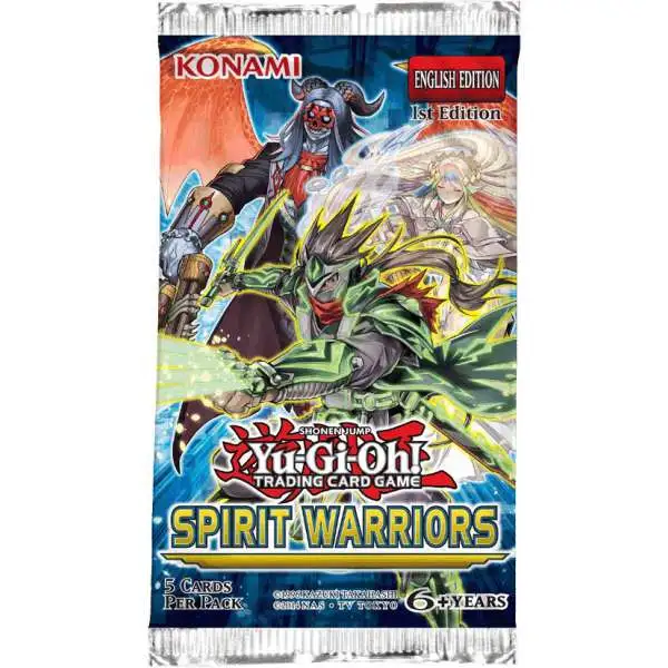YuGiOh Spirit Warriors Booster Pack [5 Cards]