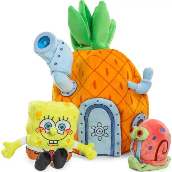 Spongebob Squarepants Spongebob & Pineapple 13-Inch Interactive Plush