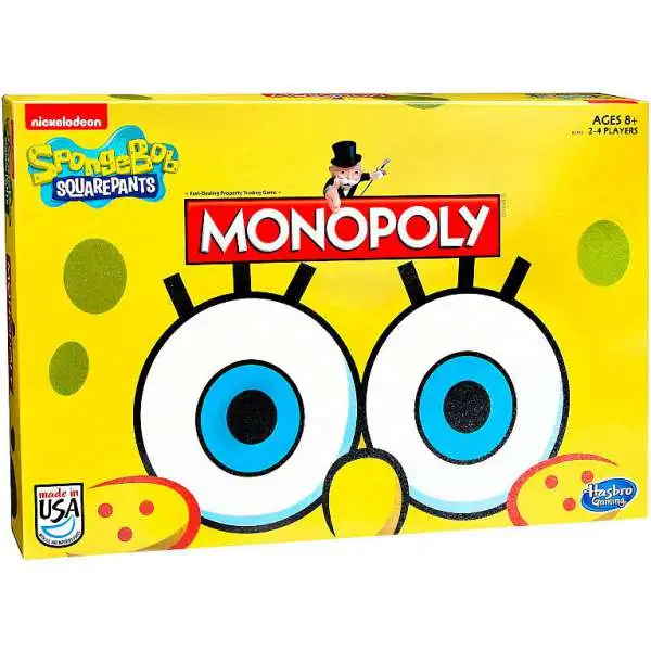 Monopoly Spongebob SquarePants Edition Board Game [Damaged Package]