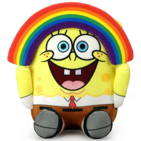 Nickelodeon Spongebob Squarepants Phunny SpongeBob 8-Inch Plush [Rainbow]