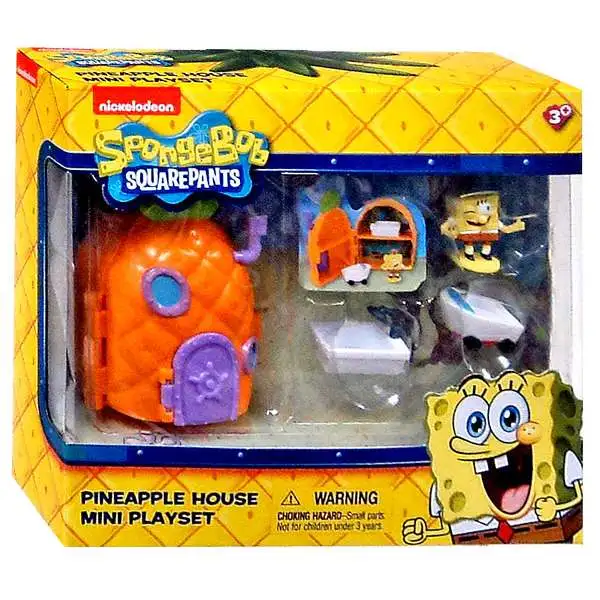 Spongebob Squarepants Pineapple House Mini Playset [Damaged Package]