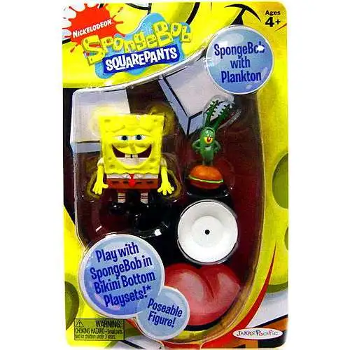 Spongebob Squarepants Spongebob Mini Figure [With Plankton]