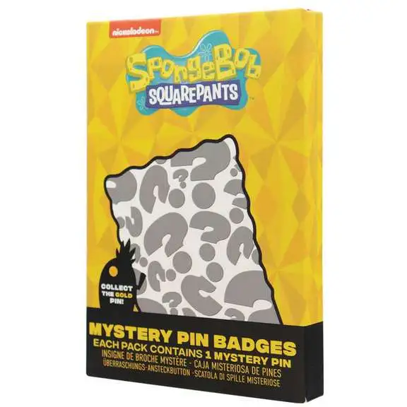 Spongebob Squarepants Metal Pin Mystery Pack [1 RANDOM Pin]