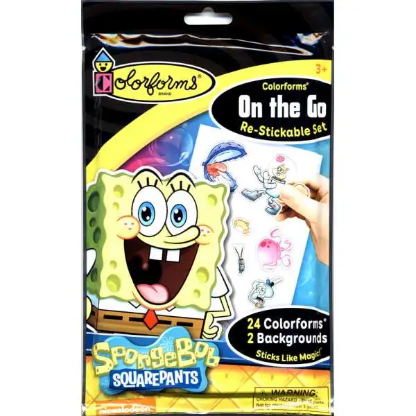 Colorforms Take Along SpongeBob Squarepants 24 Pack Set