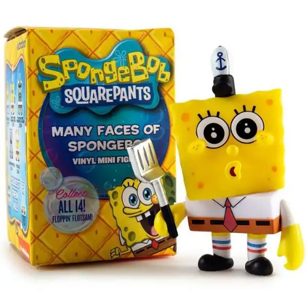 Nickelodeon Spongebob Squarepants Many Faces of Spongebob 3-Inch Mystery Pack [1 RANDOM Figure]