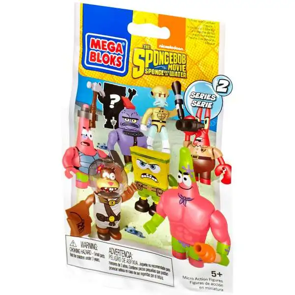 MEGA Bloks SpongeBob Squarepants SERIE 1 Mystery Minis CIECHI BOX #94600 