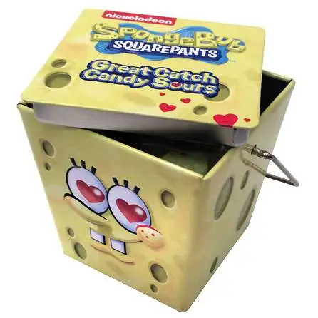 Spongebob Squarepants Great Catch Candy Sours Candy Tin