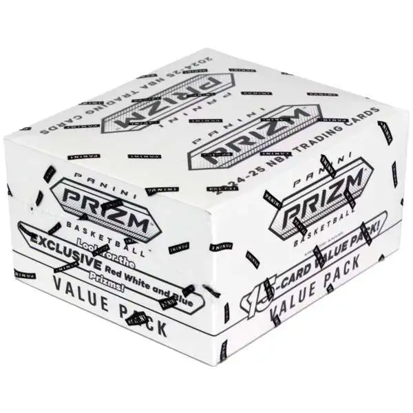 NBA Panini 2024-25 Prizm Basketball Trading Card VALUE Box [12 FAT Packs]