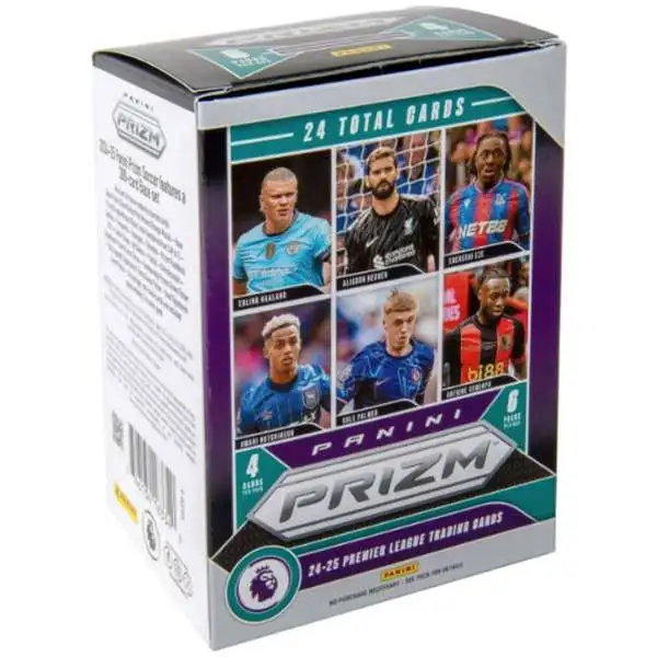 Premier League Prizm 2024-25 Soccer Trading Card BLASTER Box [6 Packs]