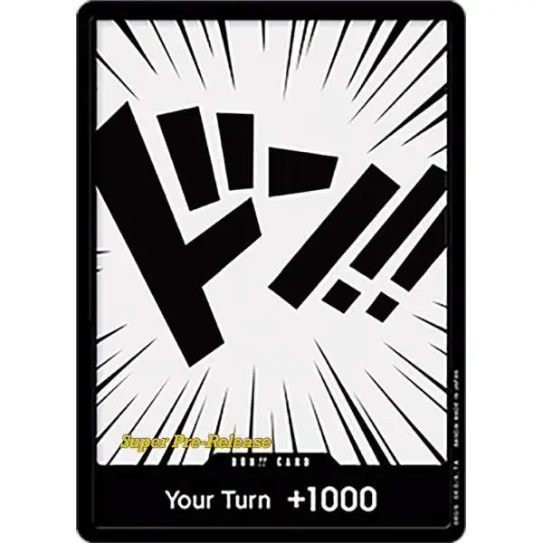 One Piece Trading Card Game Super Pre-Release Starter Deck 1: Straw Hat Crew DON!! DON!! Card ST01-016
