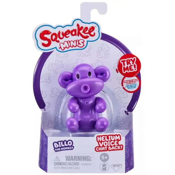 Squeakee Minis Series 1 Billo the Monkey Mini Figure