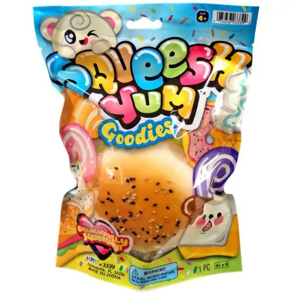 Squeesh Yum Goodies Stuffed Samich Squeeze Toy