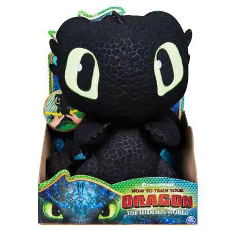 How to Train Your Dragon The Hidden World Squeeze & Growl Toothless 10-Inch Plush with Sound