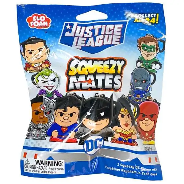 DC Squeezy Mates Justice League Mystery Pack [1 RANDOM Slo Foam Figure]