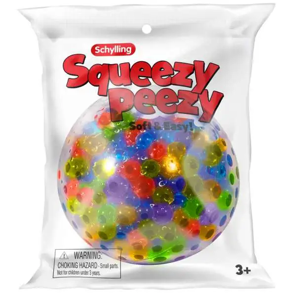 Squeezy Peezy 2.5-Inch Stress Relief Squeaze Ball