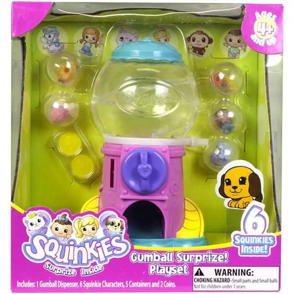 Squinkies Surprize Inside Gumball Surprize Pencil Topper Playset [Smaller Version, Damaged Package]